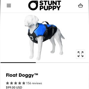 Stunt Puppy Blue Life Jacket, M